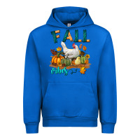 Cobalt Fall Vibes Chicken Urban Hoodie - LillyAllenDesigns
