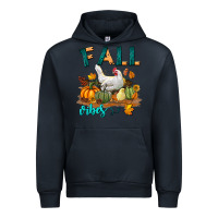Navy Fall Vibes Chicken Urban Hoodie - LillyAllenDesigns