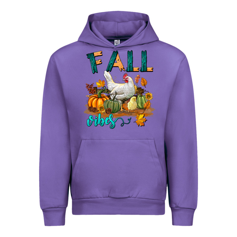 Fall Vibes Chicken Urban Hoodie by LillyAllenDesigns | Teevron