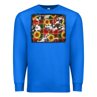 True Royal cowhide sunflowers candy canes Premium Sweatshirt - Jasminsmagicworld