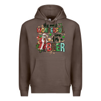 Coffee the most wonderful time for a beer Premium Hoodie - MaliasSmallBusiness
