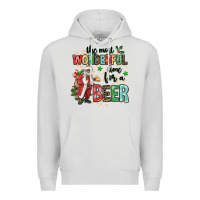 Dove Grey the most wonderful time for a beer Premium Hoodie - MaliasSmallBusiness