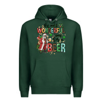 Sports Green the most wonderful time for a beer Premium Hoodie - MaliasSmallBusiness