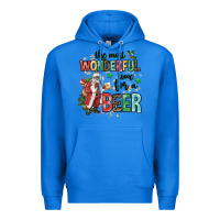 True Royal the most wonderful time for a beer Premium Hoodie - MaliasSmallBusiness