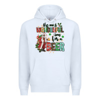 White the most wonderful time for a beer Premium Hoodie - MaliasSmallBusiness