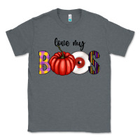 Charcoal Heather love my boos Classic Tee - CowhideDigitalArt