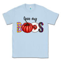 Dusty Blue love my boos Classic Tee - CowhideDigitalArt