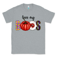 Heather Grey love my boos Classic Tee - CowhideDigitalArt
