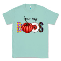 Seafoam love my boos Classic Tee - CowhideDigitalArt