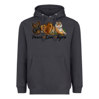 Smoke Peace Love Tigers Heavyweight Hoodie - LillyAllenDesigns