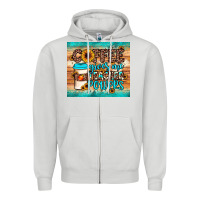 Dove Grey coffee gives me teacher powers Zipper Hoodie - JahusDesignShop