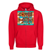Red coffee gives me teacher powers Zipper Hoodie - JahusDesignShop