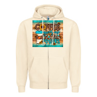 Sandshell coffee gives me teacher powers Zipper Hoodie - JahusDesignShop