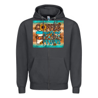 Smoke coffee gives me teacher powers Zipper Hoodie - JahusDesignShop