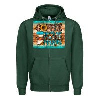 Sports Green coffee gives me teacher powers Zipper Hoodie - JahusDesignShop