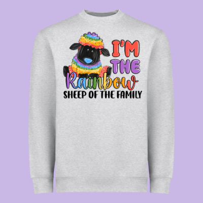 Heavyweight Sweatshirt i'm the rainbow sheep of the family