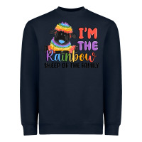 Navy i'm the rainbow sheep of the family Heavyweight Sweatshirt - MaliasSmallBusiness