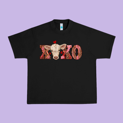 Xoxo Charolais Calf Urban Heavy Tee Designed By Ranaportraitstore