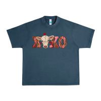 Midnight Navy xoxo charolais calf Urban Heavy Tee - RanaPortraitStore