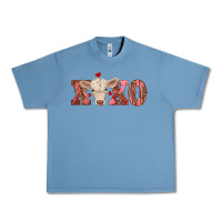 Pebble Blue xoxo charolais calf Urban Heavy Tee - RanaPortraitStore