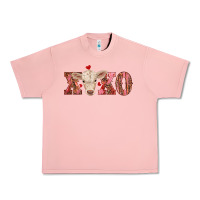 Salmon xoxo charolais calf Urban Heavy Tee - RanaPortraitStore
