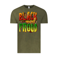 Black And Proud Vintage Tee | Teevron