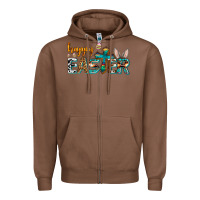 Chestnut western happy easter Zipper Hoodie - AdoDesignShop