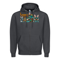 Western Happy Easter Zipper Hoodie | Teevron