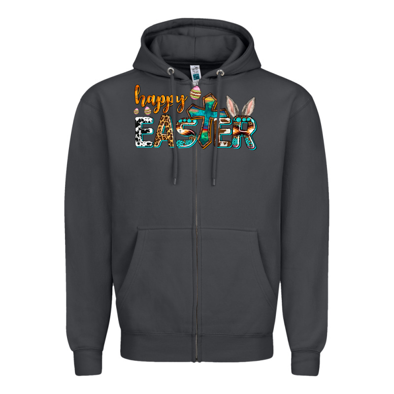 Western Happy Easter Zipper Hoodie by AdoDesignShop | Teevron