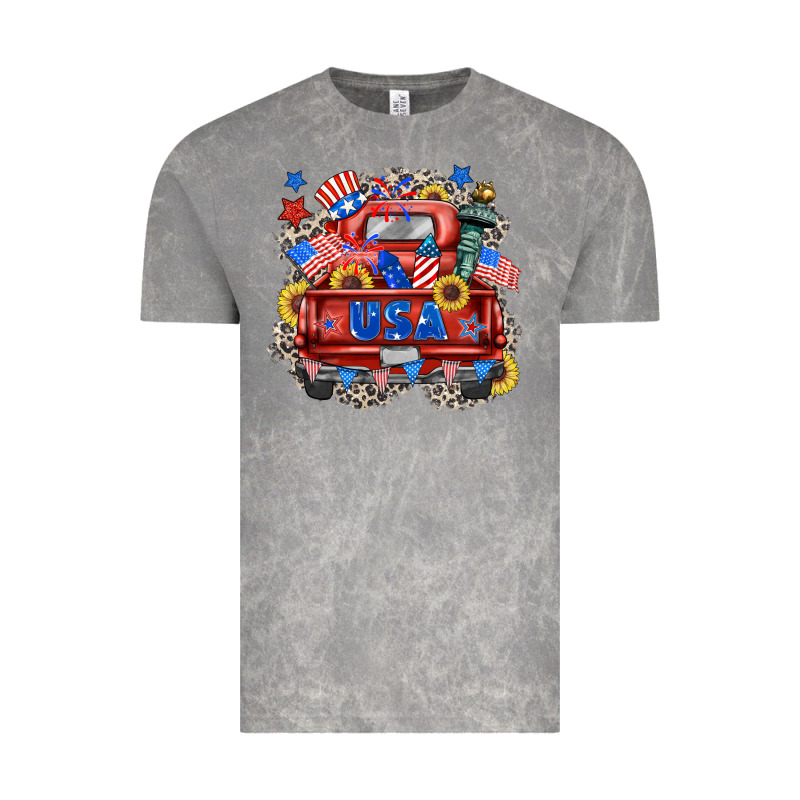 Usa Truck Vintage Tee by Zillion Design Studio | Teevron