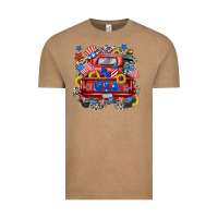 Vintage Coffee usa truck Vintage Tee - Zillion Design Studio