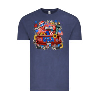 Vintage Denim usa truck Vintage Tee - Zillion Design Studio