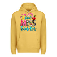 Antique Gold little miss kinder Premium Hoodie - NancyCooperArtShop