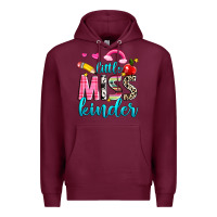 Burgundy little miss kinder Premium Hoodie - NancyCooperArtShop