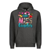 Charcoal Heather little miss kinder Premium Hoodie - NancyCooperArtShop