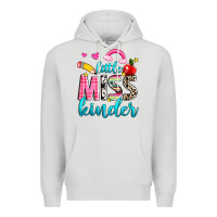 Dove Grey little miss kinder Premium Hoodie - NancyCooperArtShop
