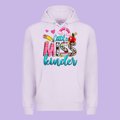 Little Miss Kinder Premium Hoodie Designed By Nancycooperartshop