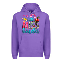 Purple little miss kinder Premium Hoodie - NancyCooperArtShop