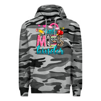 Slate Camo little miss kinder Premium Hoodie - NancyCooperArtShop