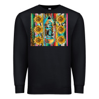 Black western teacher Premium Sweatshirt - LillyAllenDesigns