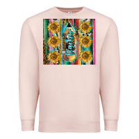 Pale Pink western teacher Premium Sweatshirt - LillyAllenDesigns