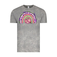 Cloud Rock Easter Floral Spring Rainbow Vintage Tee - RanaPortraitStore