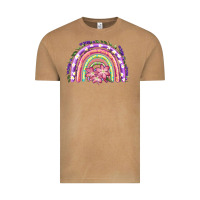 Vintage Camel Easter Floral Spring Rainbow Vintage Tee - RanaPortraitStore