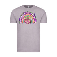 Vintage Zinc Easter Floral Spring Rainbow Vintage Tee - RanaPortraitStore