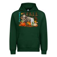 Forest Green Hello Fall Merino Wool Sheep Urban Hoodie - LillyAllenDesigns