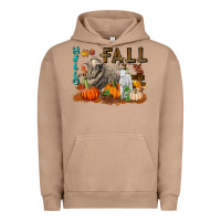 Pigment Burro Hello Fall Merino Wool Sheep Urban Hoodie - LillyAllenDesigns