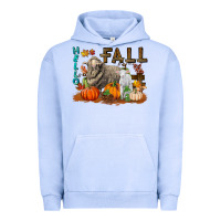 Pigment Grape Ice Hello Fall Merino Wool Sheep Urban Hoodie - LillyAllenDesigns