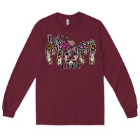 Burgundy best mom ever Long Sleeve Tee - SublimationCraftShop