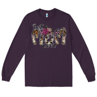 Plum best mom ever Long Sleeve Tee - SublimationCraftShop