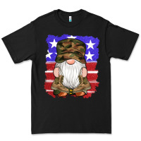 Black military gnomes boots american flag Premium Tee - Artiststas